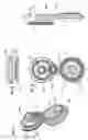 Fig. 13 - Wall saw and interchangeable assemblies for wall saws