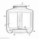 Fig. 01 - Blow mold tool with retractable base portion
