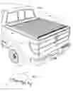Fig. 02 - Retractable truck bed cover having slat array with flexible joiner members and shielded seams