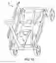 Fig. 10 - Wagon with displaceable wall for installing child seat