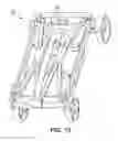 Fig. 12 - Wagon with displaceable wall for installing child seat