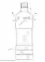 Fig. 01 - DISPOSABLE PLASTIC BOTTLE HAVING ONE OR MORE RECEPTACLES FOR STORING AND DISCHARGING ADDITIVES INTO BEVERAGES AND METHOD FOR FABRICATING THE SAME