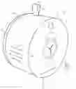 Fig. 01 - Cylindrical container with side-mount hang tab and methods therefor