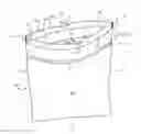 Fig. 01 - Extended hem fold drawstring bag