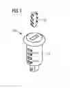 Fig. 02 - Lock insert for a cylinder lock