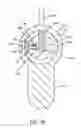 Fig. 13 - Cylinder lock including multiple cooperating sidebars for controlling the lock