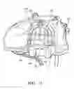 Fig. 13 - Internal combustion engine with a camshaft phaser