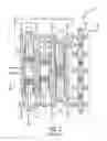 Fig. 03 - Opposed-piston engine structure with a split cylinder block