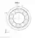 Fig. 05 - Rotating shaft support structure