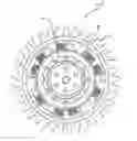 Fig. 01 - Split gear assembly with one-way roller clutch for controlling backlash in opposed-piston engines