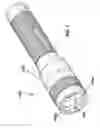 Fig. 02 - Dual focus flashlight