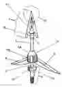 Fig. 01 - Mechanical expanding broad head arrow point