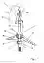 Fig. 02 - Mechanical expanding broad head arrow point