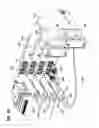 Fig. 23 - Cable management in rack systems