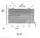 Fig. 12 - Device comprising a multilayer structure and rollers
