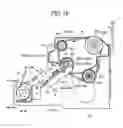 Fig. 11 - Image forming apparatus with a fulcrum that pivotally supports an image bearer and detector