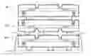 Fig. 01 - Stacked structure of semiconductor chips having via holes and metal bumps