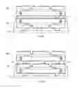 Fig. 13 - Stacked structure of semiconductor chips having via holes and metal bumps