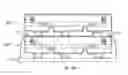 Fig. 15 - Stacked structure of semiconductor chips having via holes and metal bumps