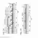 Fig. 12 - Flexible display device having first and second display panels overlapping each other and light transmitting layer therebetween