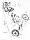 Fig. 04 - Row unit of an agricultural implement with multiple locations for mounting a gauge wheel