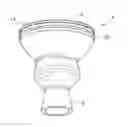 Fig. 01 - HOOKAH BOWL WITH SINGLE USE INSERT