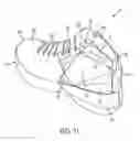 Fig. 21 - Articles of footwear with upper incorporating chamber element