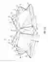 Fig. 23 - Articles of footwear with upper incorporating chamber element