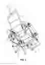 Fig. 02 - Chair capable of interlocking back support and footrest