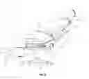 Fig. 08 - Chair capable of interlocking back support and footrest