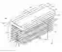 Fig. 01 - Floor cleaning article having strips with differential bond pattern
