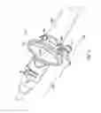 Fig. 10 - Medical device control handle with multiple puller wires