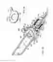 Fig. 17 - Medical device control handle with multiple puller wires