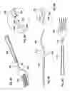 Fig. 08 - Plastic Cutlery and Tableware with Interchangeable Elements