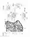 Fig. 03 - Window lifter assembly with different fixing points for a guide rail