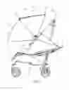 Fig. 11 - Direction setting device for the seat of a baby stroller