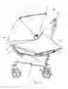 Fig. 13 - Direction setting device for the seat of a baby stroller