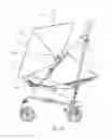 Fig. 16 - Direction setting device for the seat of a baby stroller