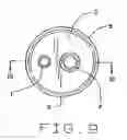 Fig. 09 - Continuous, Complete, Automatic, Non-Leaking, Non-Aerating, Positive Pressure One-Piece Vent And Pouring Combination Utilizing One Direct Venting Aperture