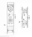 Fig. 04 - Low profile adjustable soft close hinge apparatus