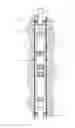 Fig. 01 - Electrical submergible pumping system using a power crossover assembly for a power supply connected to a motor