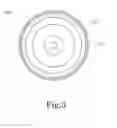 Fig. 04 - Axial fan having balance correction portions and a cone located axial of one of the balance correction portions