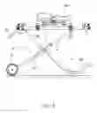 Fig. 12 - Bracket assembly and retaining device for collapsible stand
