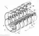 Fig. 01 - Line guide made of multi-axially angle-adjustable links