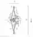 Fig. 08 - LED light fixture assembly with elongated structural frame members