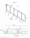 Fig. 13 - LED light fixture assembly with elongated structural frame members