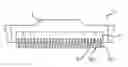 Fig. 01 - Applicator comb for gel electrophoresis