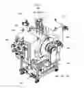 Fig. 02 - Voloxidizer with double reactor for spent fuel rods decladding and double reactor for use in the same