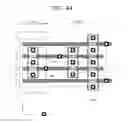 Fig. 43 - Semiconductor device including memory cell with transistors disposed in different active regions