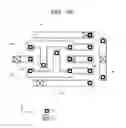 Fig. 44 - Semiconductor device including memory cell with transistors disposed in different active regions